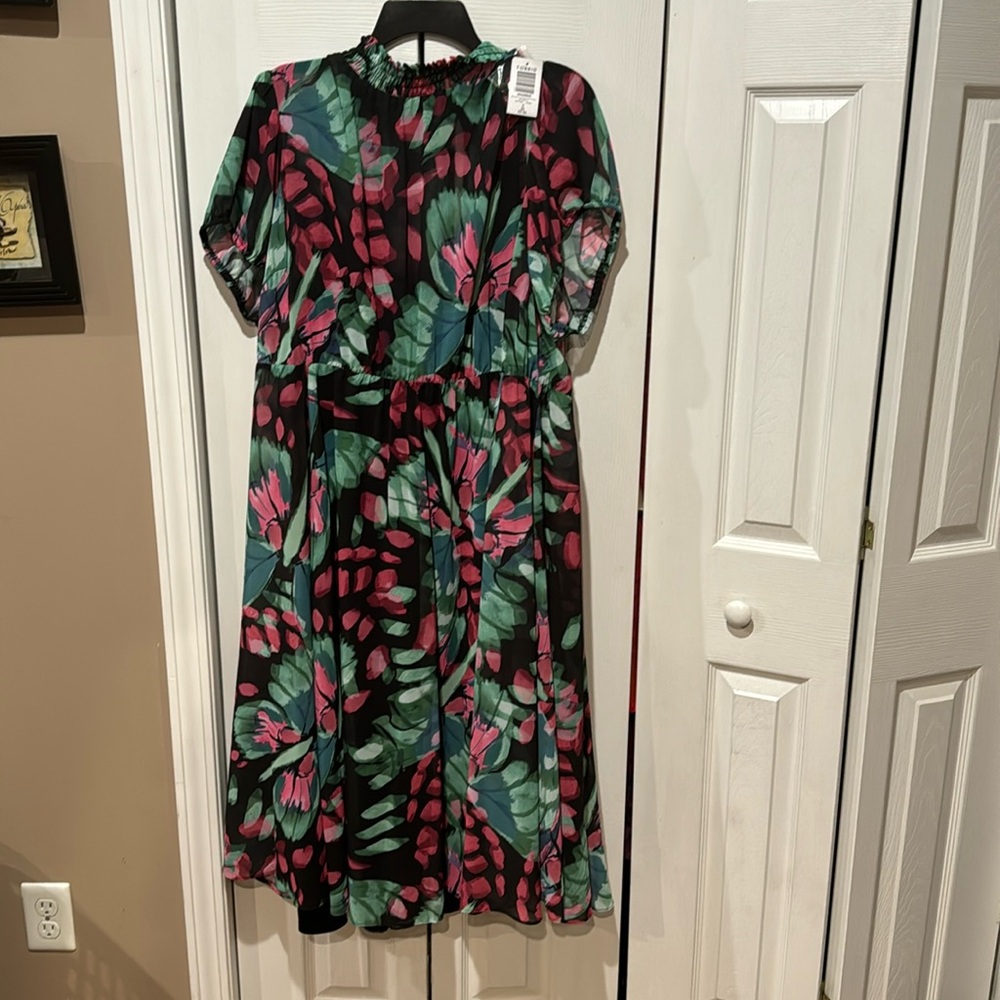 NWT. Stunning Torrid knee length dress